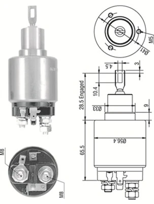 Solenoid Switch, starter